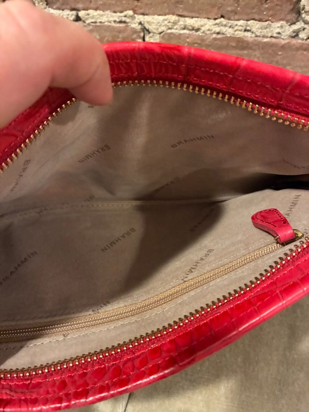Brahmin~ NWT!!~ Rosalyn Raspberry Newport - Picture 6 of 9